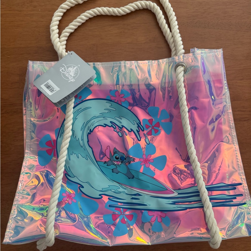 Disney Iridescent Blue and Pink Tote